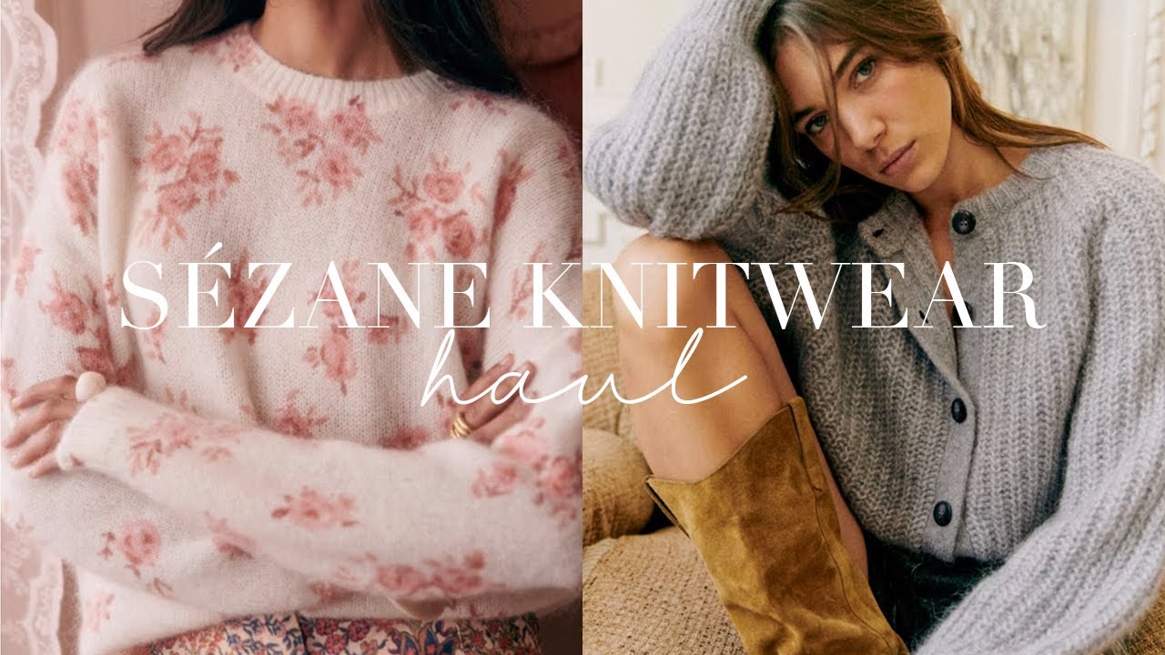 МОЯ КОЛЛЕКЦИЯ ТРИКОТАЖА SEZANE 🎀 | Sezane Try On Haul 2024