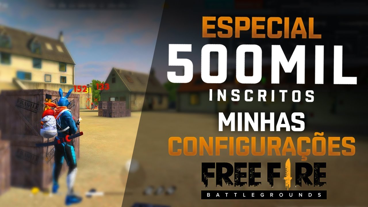 MINHA CONFIGURAÇÃO PARA DAR CAPA NO FREE FIRE! SOLO VS SQUAD ESPECIAL 500K