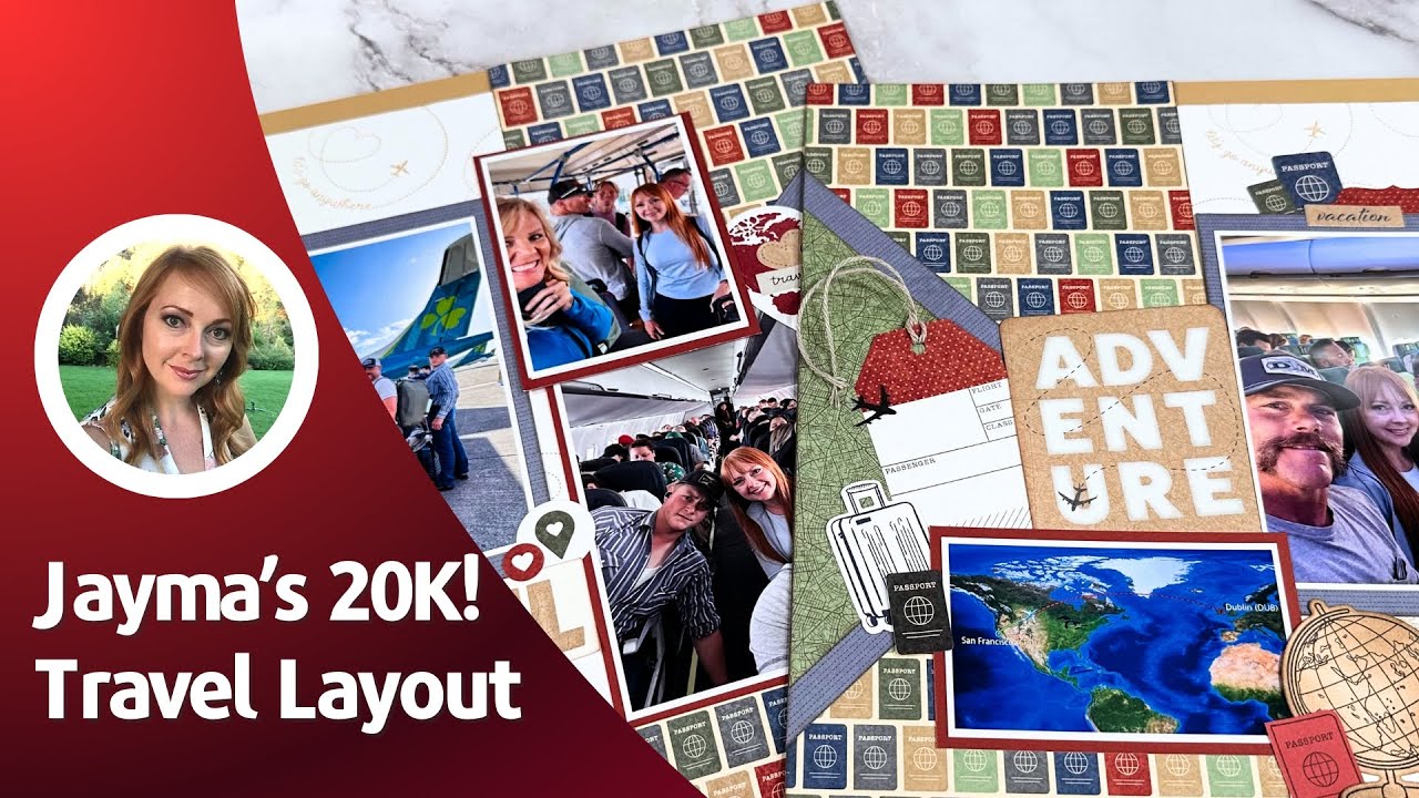 Travel Scrapbook Layout Idea / Scrap-lifting Jayma Malme