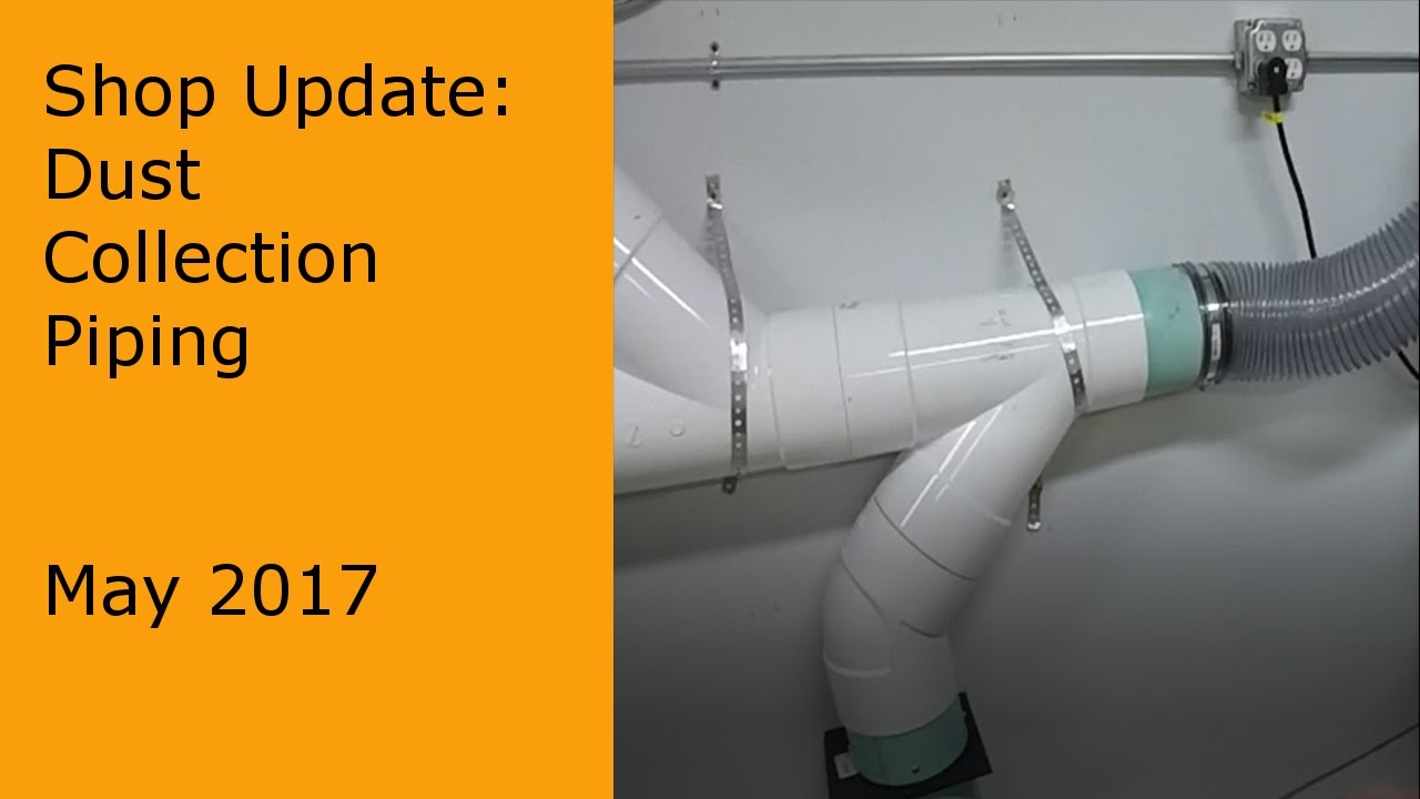 Piping Laguna CFLUX Dust Collection system using 6 inch PVC/SDR35