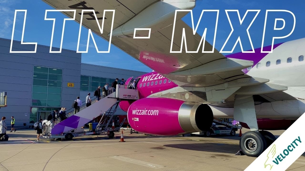 [Full Flight 4K] Wizz Air · London Luton to Milan Malpensa · Airbus A320-232 · HA-LYM