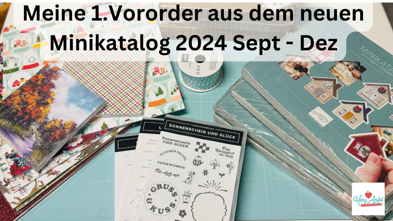 Stampin’Up! Meine erste Vororder aus dem neuen Minikatalog 2024 - Sep - Dez - aufregend wunderschön!