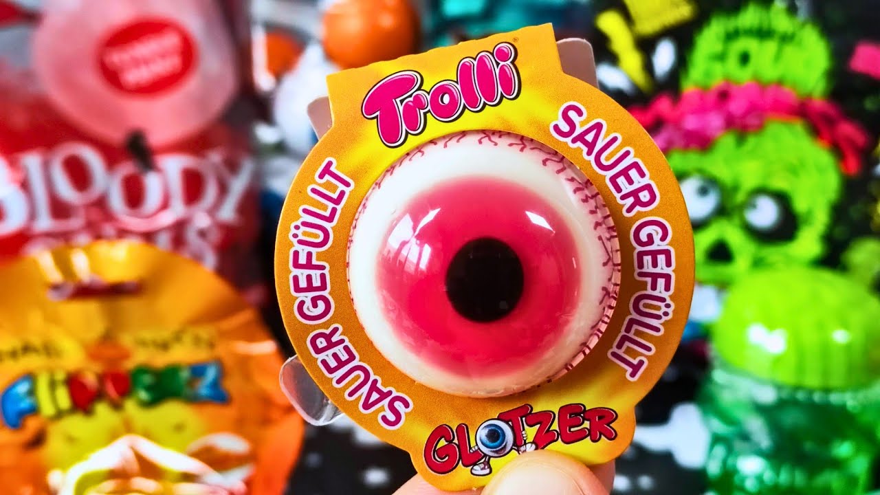 Trying German Halloween Candy from the Dollar Store