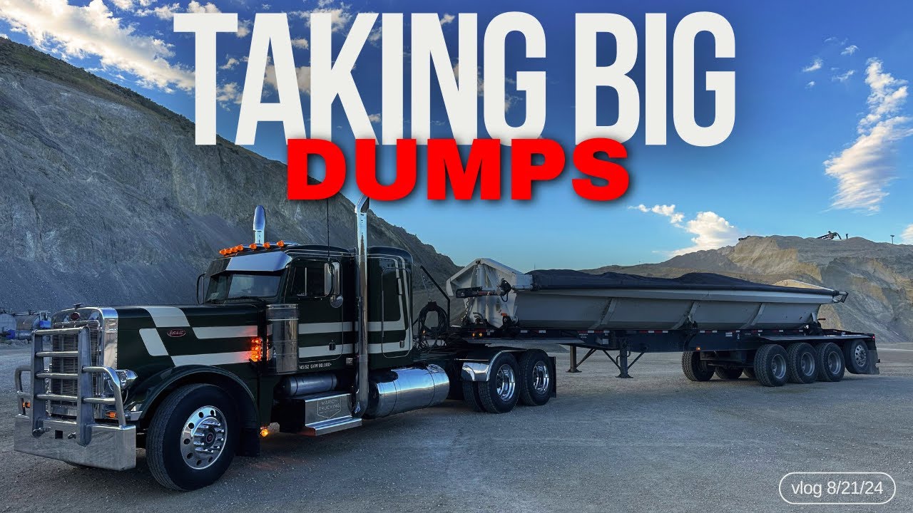Peterbilt 379 Side Dump Trucking Vlog - Big Quality Dumps