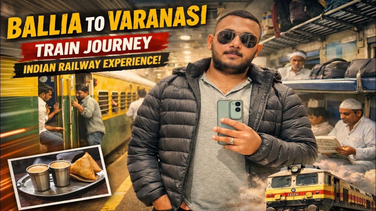 Ballia To Varanasi Indian Railway Experience Sarnath Express 150 Km Ki Journey....||