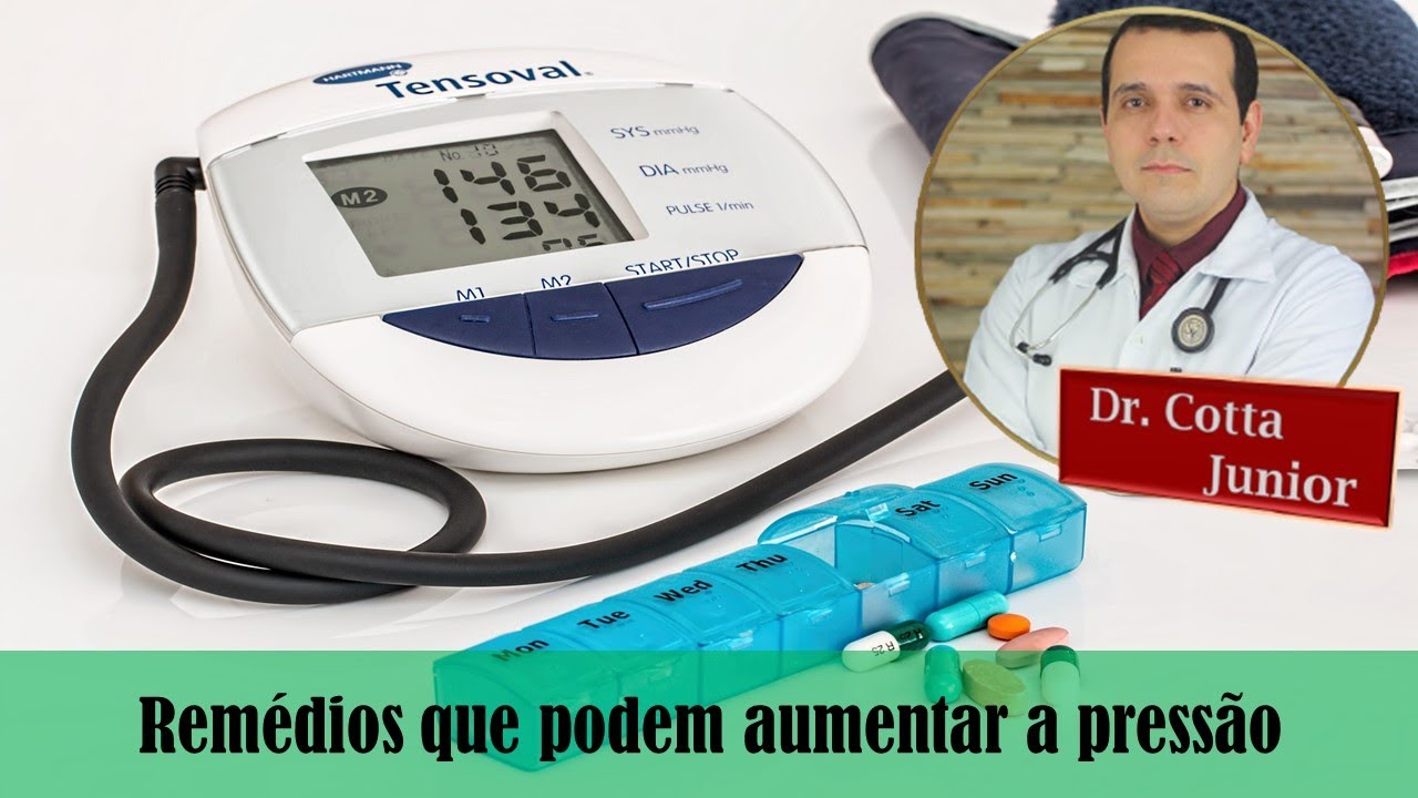 Remédios que podem aumentar a pressão || Dr. Cotta Junior