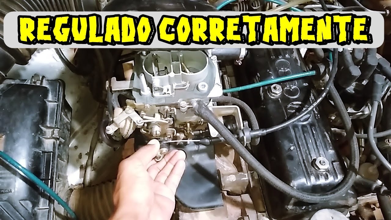 Como saber se o CARBURADOR WEBER 460 está regulado?