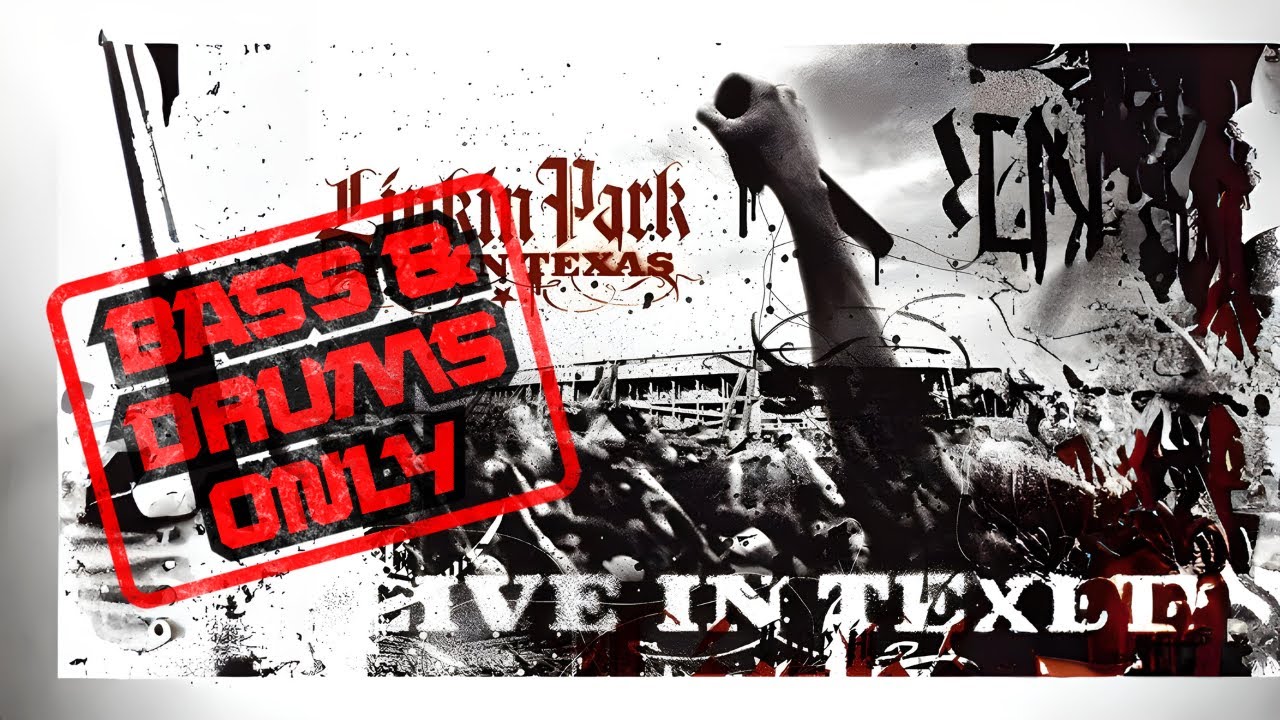 Linkin Park - Papercut - Bass and Drums Only (Live In Texas)