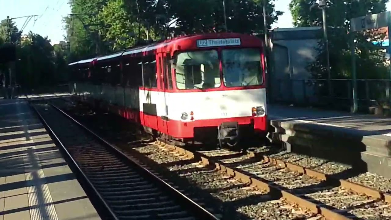 U-Bahn Frankfurt am Main   Pendelverkehr mit Typ U2 Wagen