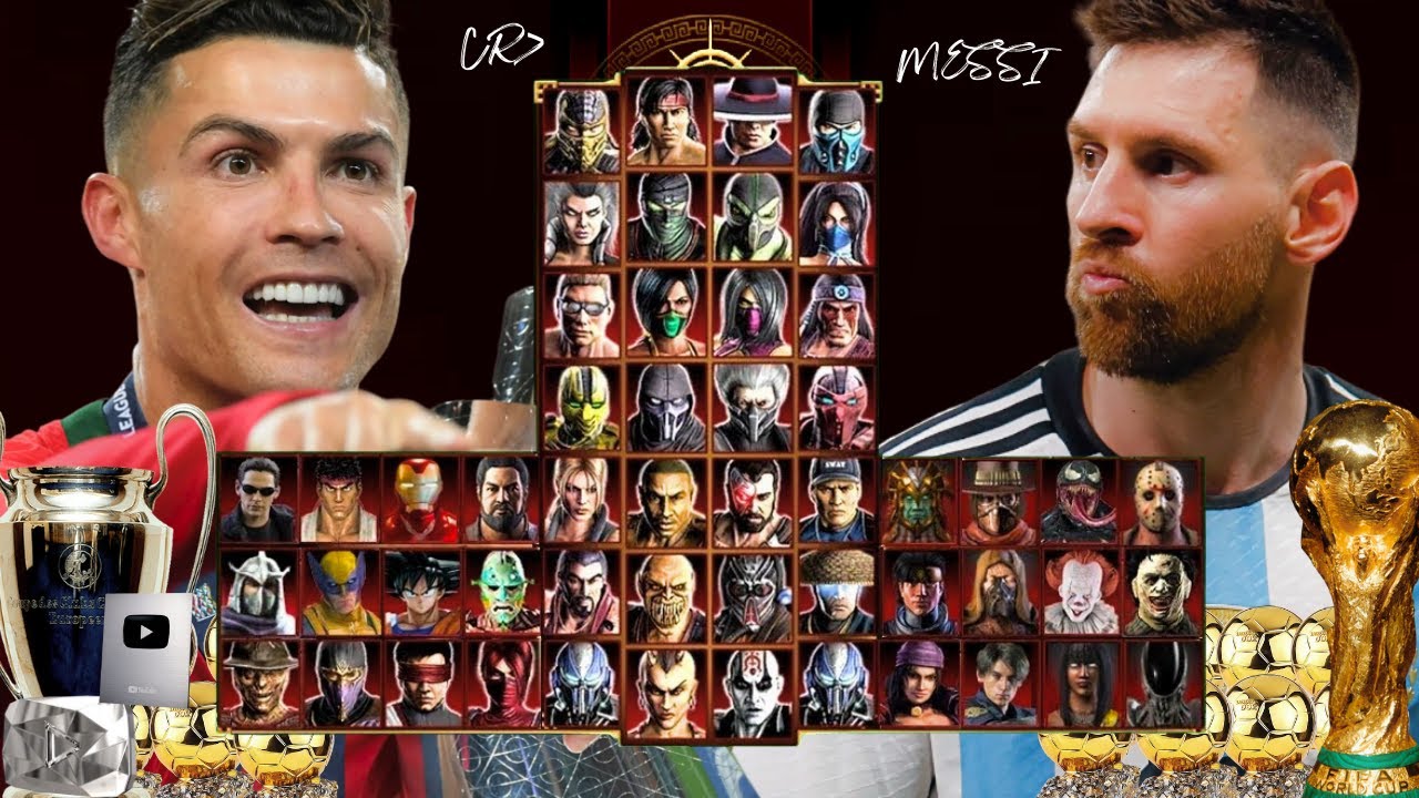 Mortal Kombat 9 — РОНАЛДО И МЕССИ — Экспертная лестница тегов — Геймплей @(1080p) — 60ᶠᵖˢ ✔