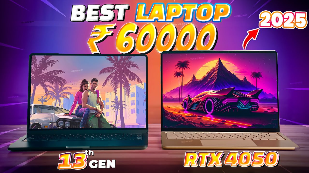 2025 🔥Best Laptops Under 60000 🤯| Gaming / Coding / Student 🔥 TOP 5 Laptops Under 60000 in 2025
