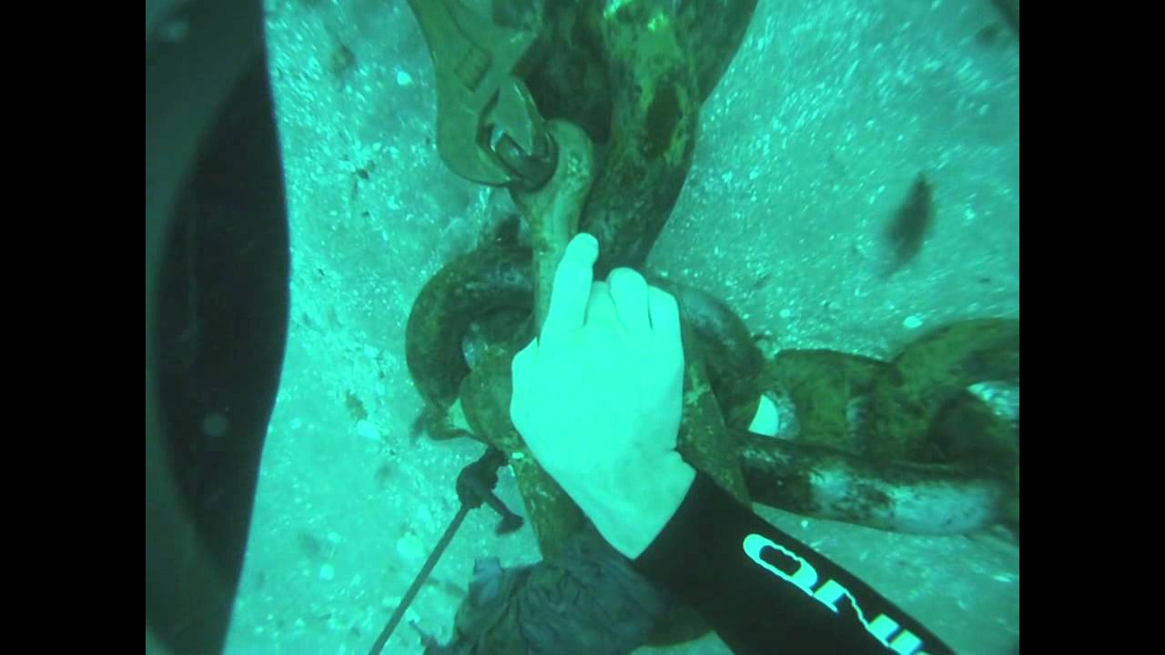 Video GoPro hero hd en recuperacion de ancla barco ruso