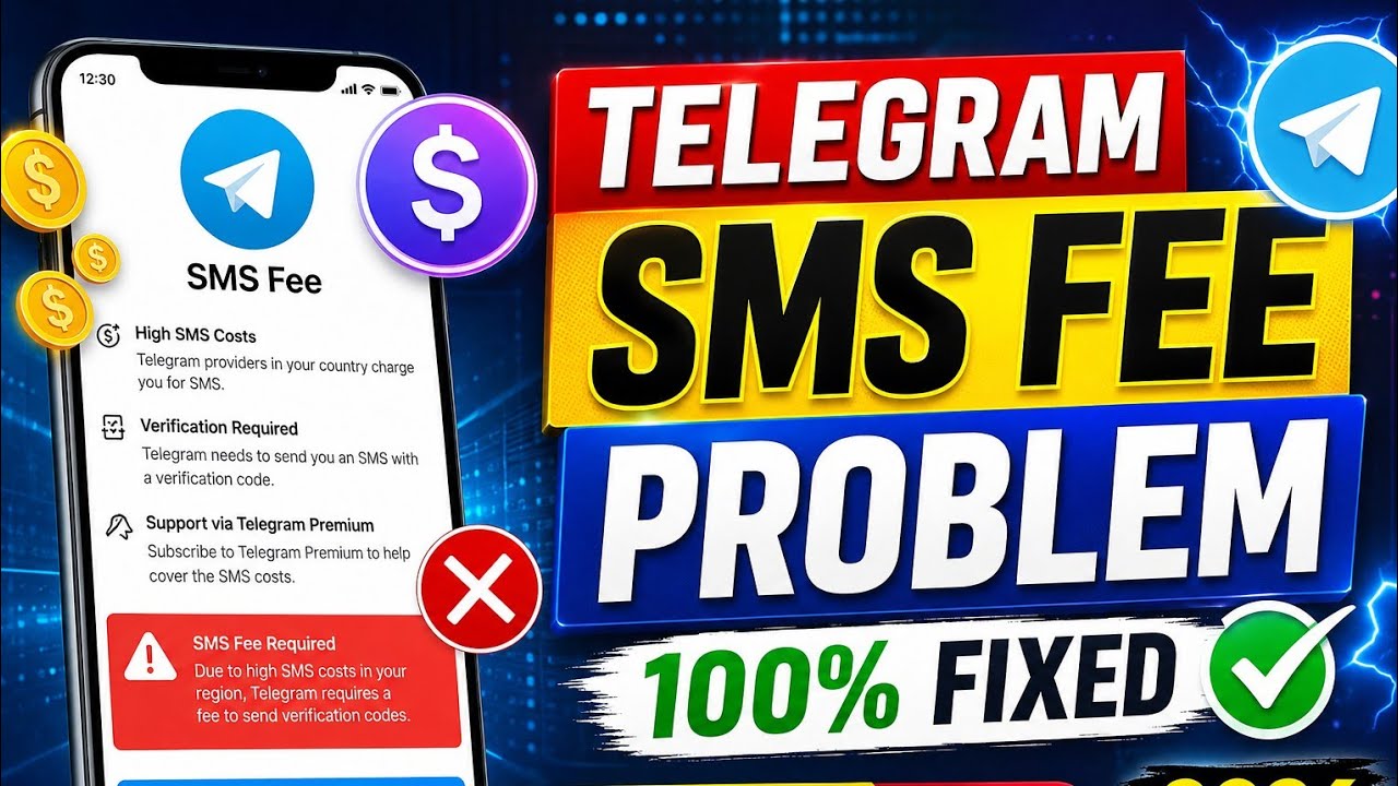 Telegram SMS Fee Problem Fix 2026 ✅ | Telegram Login Code SMS Not Received Solve | 100% Working