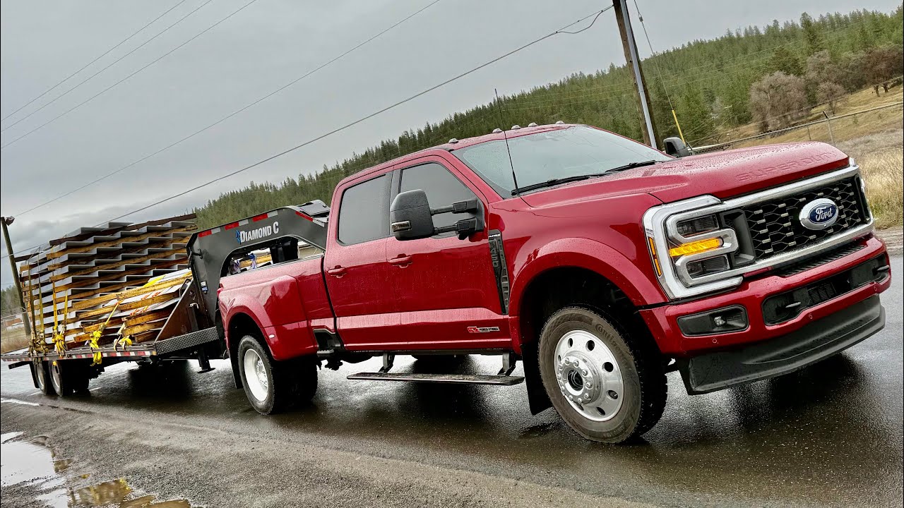 Ford F450 2026 года. Тест на буксировку на 28 км. Часть 1.