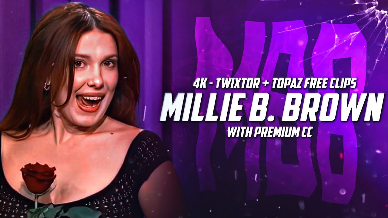 MILLIE BOBBY BROWN | 4K TWIXTOR | FREE CLIPS | PREMIUM CC