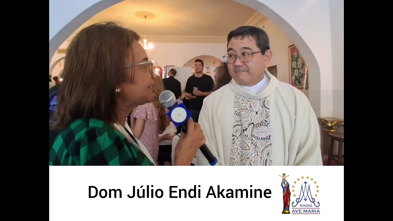 Dom Júlio Endi Akamine deixa mensagem após a Posse Canônica de Dom José Roberto Fortes Palau 