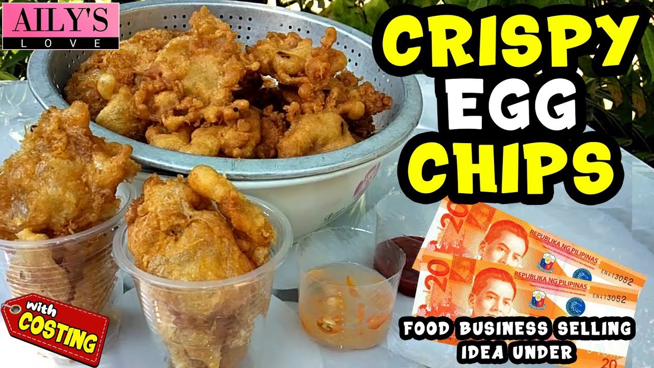 CRISPY EGG CHIPS / EGG CRACKLINGS / FOOD BUSINESS IDEA UNDER 40 PESOS ONLY