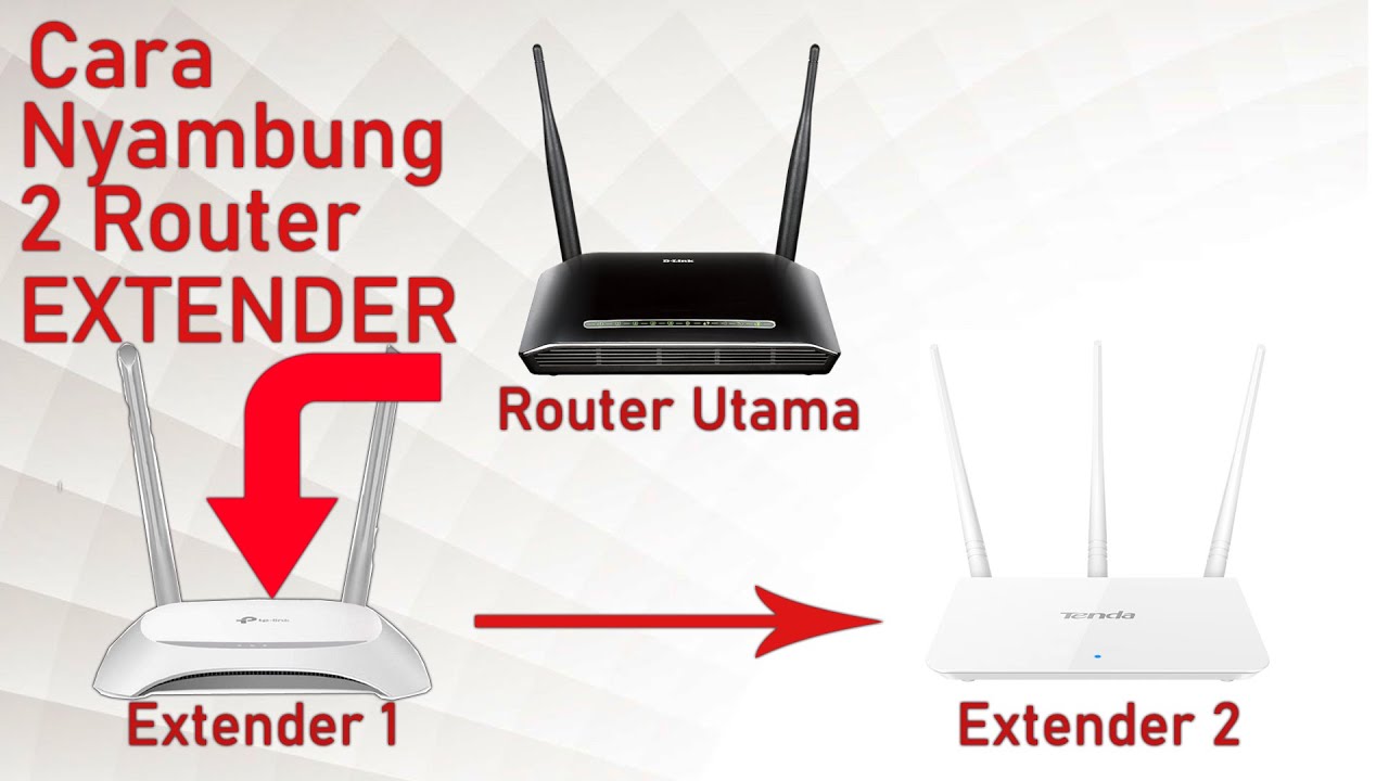 Tutorial Cara Menyambungkan 2 buah Router Extender