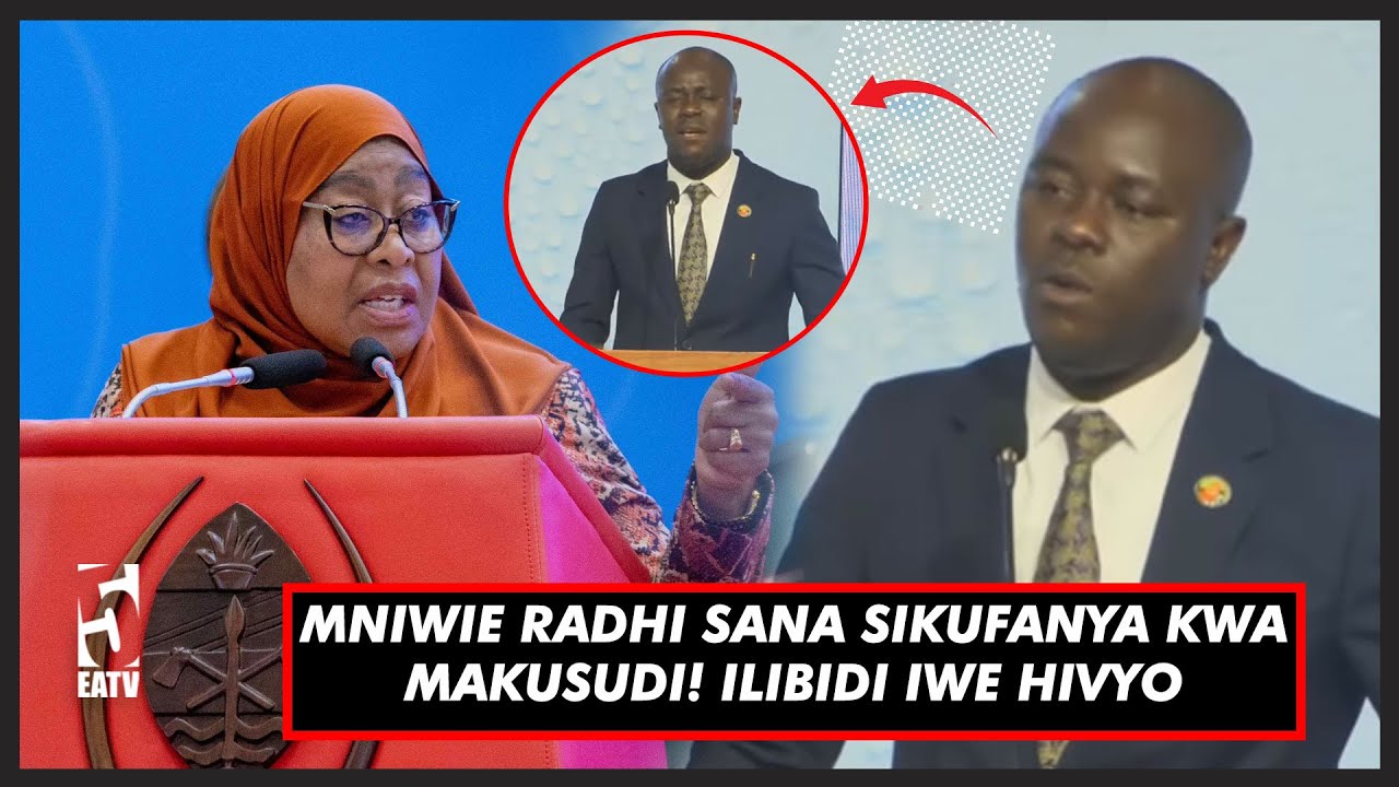 NUSU ATOKWE NA MACHOZI WAZIRI AWESO AZUNGUMZA MANENO MAZITO MBELE YA RAIS SAMIA, ULIKUWA MFUPA MGUMU
