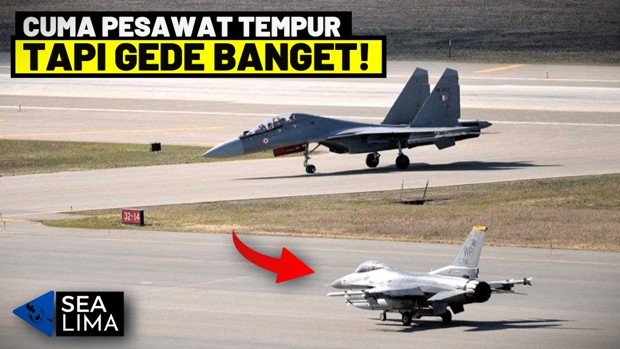 5 Pesawat/Jet Tempur TERBESAR di Asia Tenggara Sejauh Ini! #pesawattempur