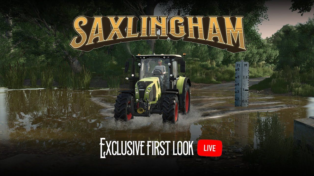 🔴 LIVE - Exclusive First Play on SAXLINGHAM from Farm Sim Brisco