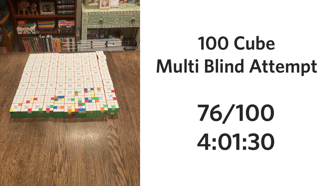 76/100 in 4:01:30 MultiBLD