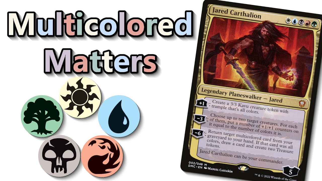 They put me on a magic card... (Jared Carthalion EDH Deck Tech)