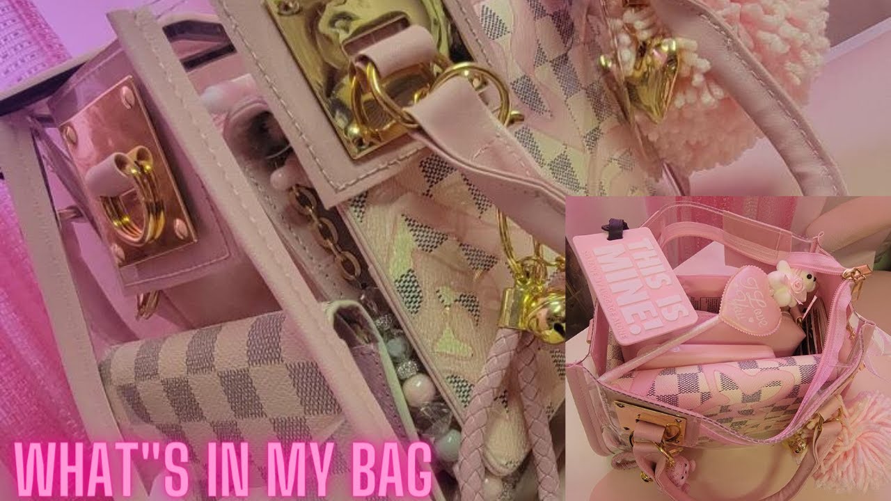 WHAT'S IN MY BAG (CLEAR PINKNESS)