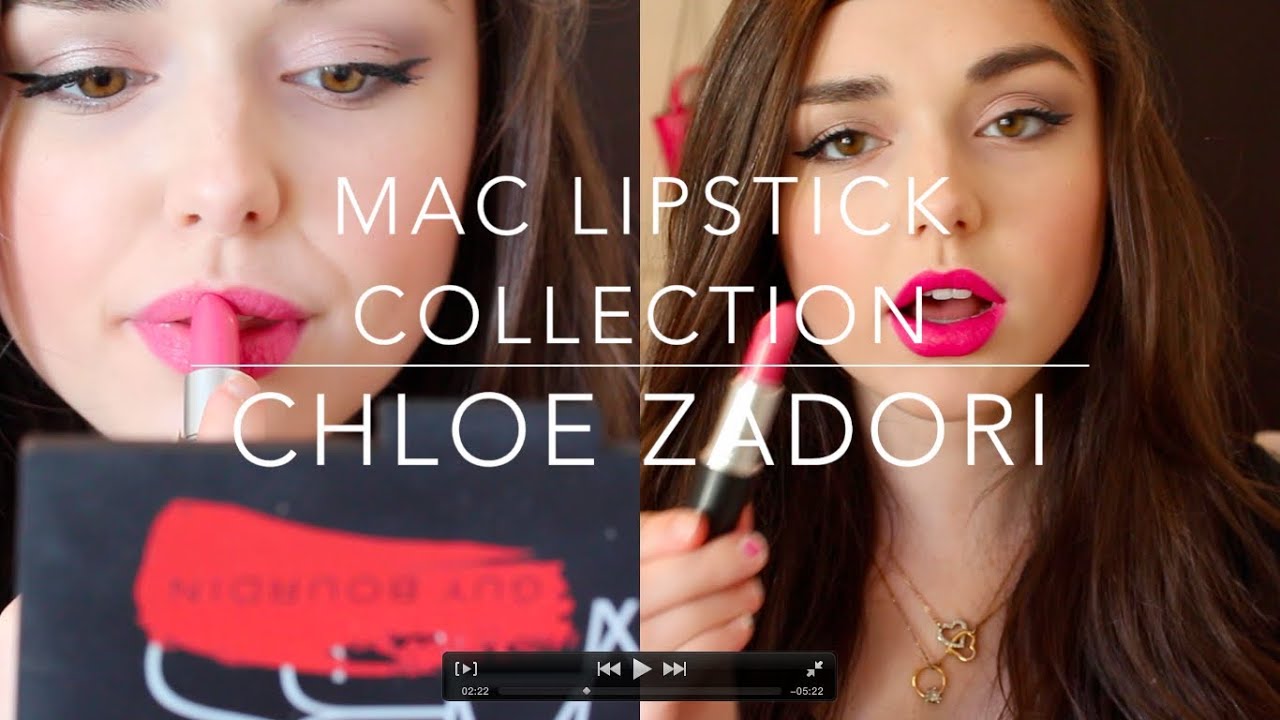 MAC Lipstick Collection + Lip Swatches | Chloé Zadori