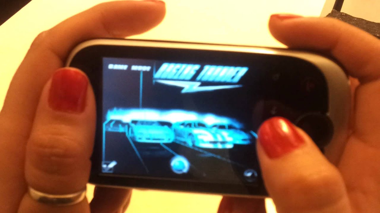 Playing Raging Thunder on Spice Mi-280