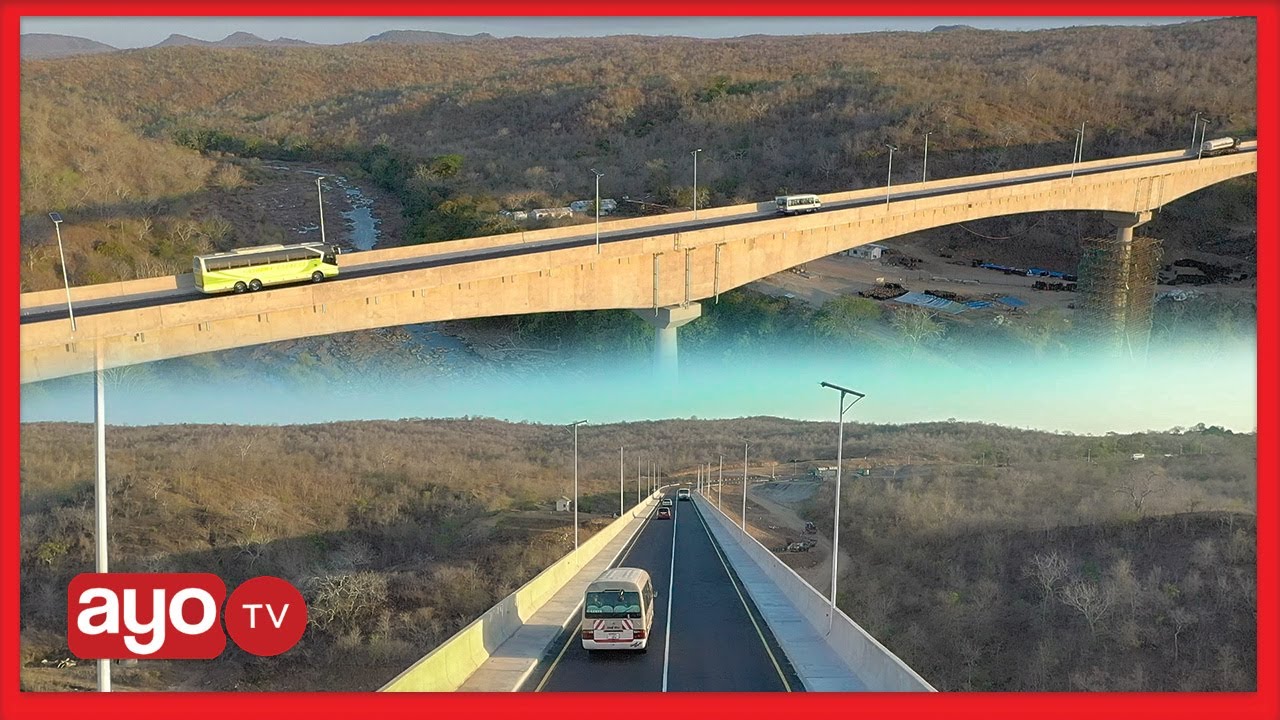 DRONE VIDEO: MAGARI YAANZA KUPITA DARAJA JIPYA LA WAMI, TAA NA CAMERA KILA KONA 