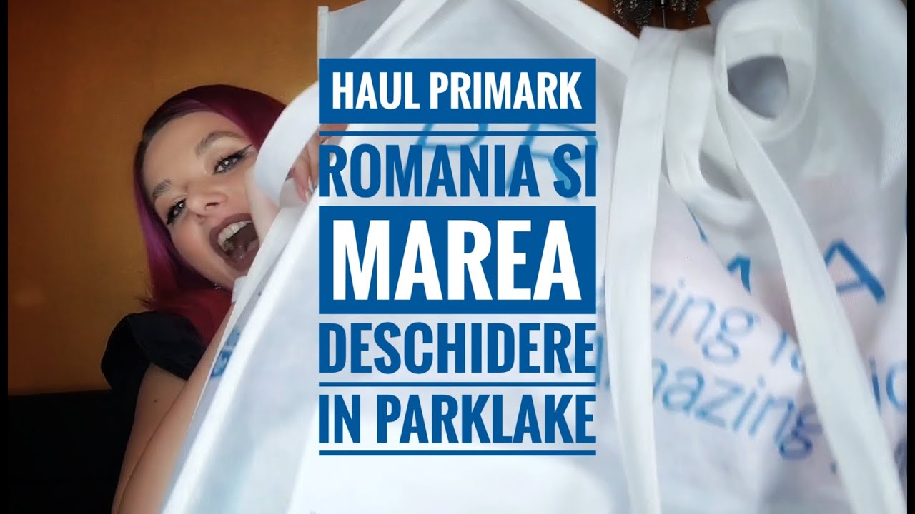 HAUL PRIMARK ROMANIA // S-a deschis magazinul! Cumparaturi haine, pantofi , beauty si accesorii 🛍👀😱
