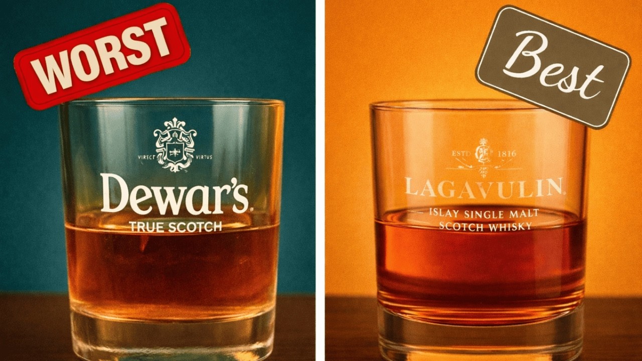 25 Famous Scotch Whiskey Brands RANKED Worst To Best