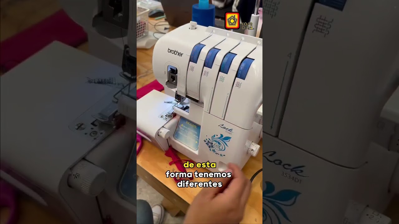 Qu&eacute; puntadas puedes hacer con tu #overlock 3534DT de #Brother 💙 #casadiaz