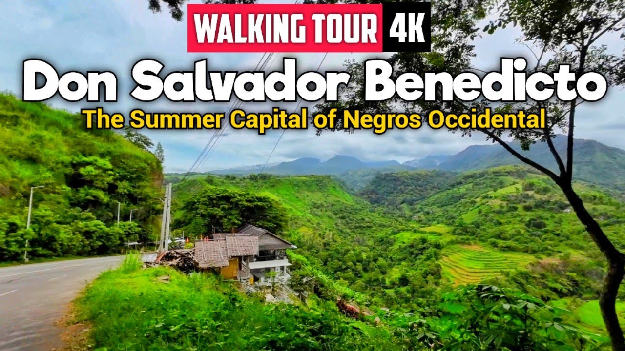 Relaxing Walking Tour with the Beautiful Scenery of Don Salvador Benedicto (DSB) Negros, Philippines