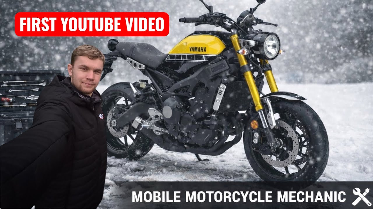 Mobile Motorcycle Mechanic in the Snow ❄️ - Real Winter Jobs 