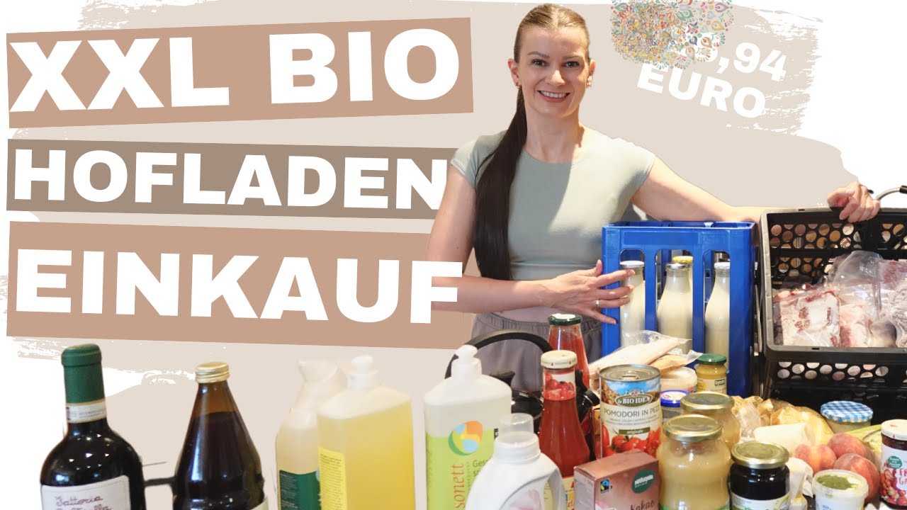 XXL Bio Hofladen Haul | 6 Personen | Großeinkauf | Demeter Fleisch | Milchprodukte | Das essen wir