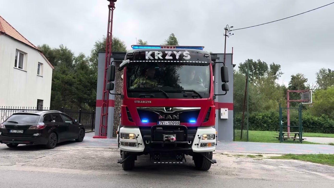Wyjazd Alarmowy zastępu 479[z]24 OSP Stary Borek do uszkodzonej nitki gazowej 