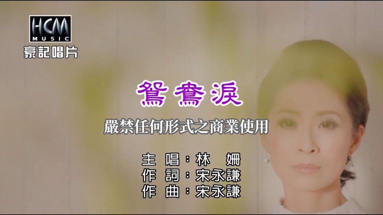 林 姍-鴛鴦淚【KTV導唱字幕】1080p