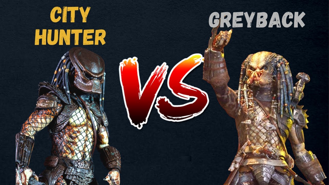 City Hunter VS Greyback | PREDATOR FIGHT ELDER YAUTJA - WHO WINS?