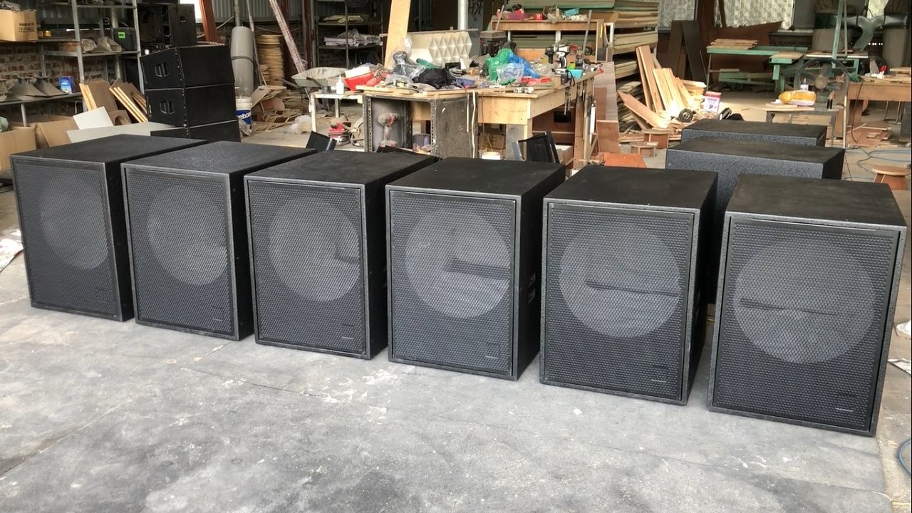 Professional speaker cabinet  _ Make 18 inch subwoofer cabinet