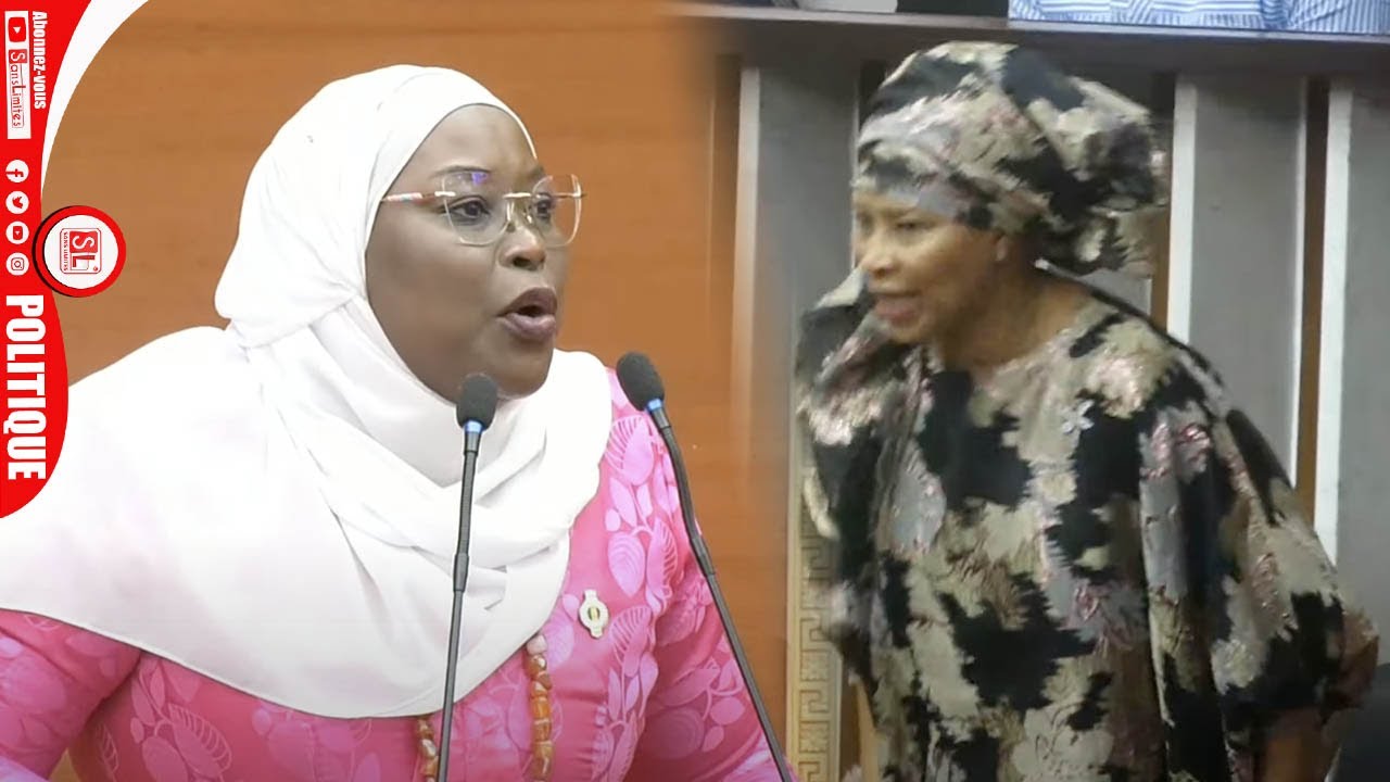Cette députée s'exprime anglais explose l'hémicycle charge Aïssata T.