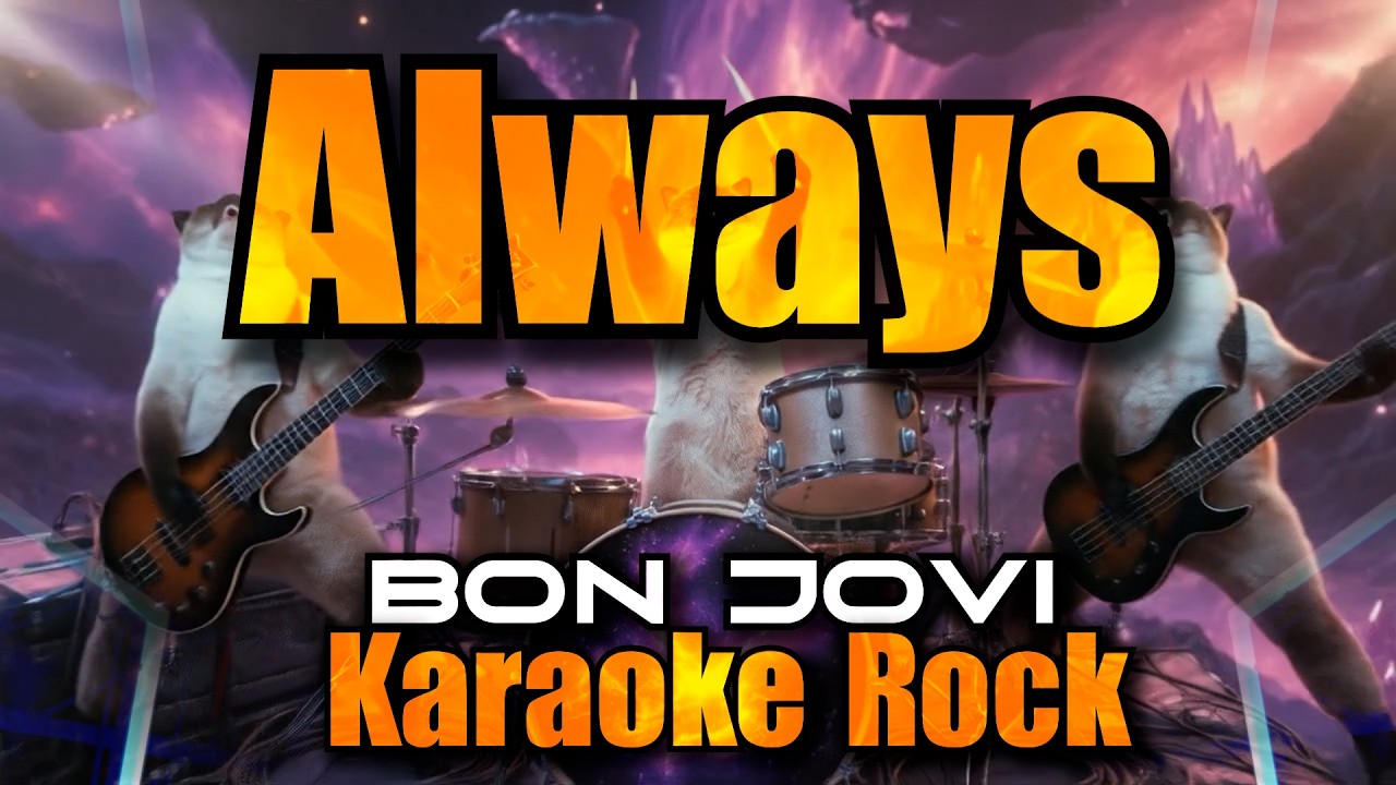 KARAOKE ROCK Always (Bon Jovi) SiameseCat Karaoke Rock