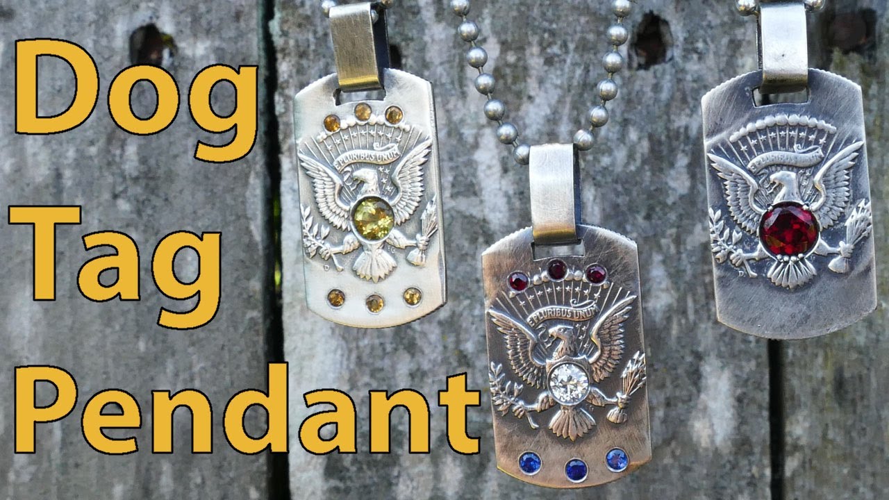 Making a Dog Tag Pendant from a Silver Half Dollar