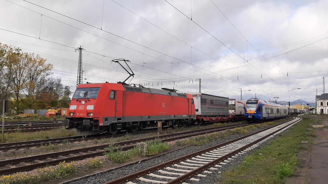 Führerstandsmitfahrt Göttingen - Weißenburg, Baureihe 185, Teil 2 von Bebra nach Sterbfritz