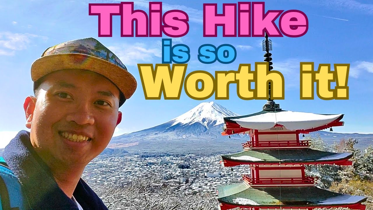 Chureito Pagoda Hiking Vlog - Mount Fuji View - Japan Travel Guide