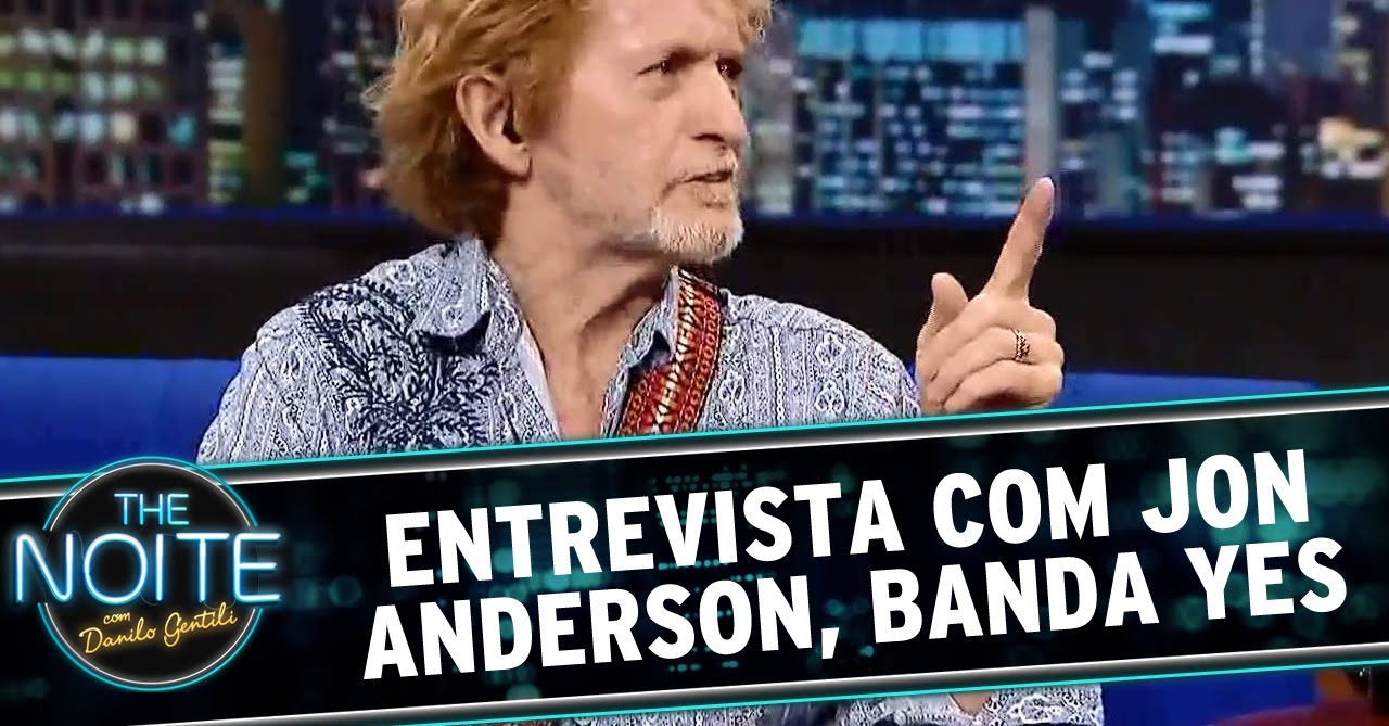 The Noite (14/10/14) - Entrevista com Jon Anderson, fundador da Banda Yes