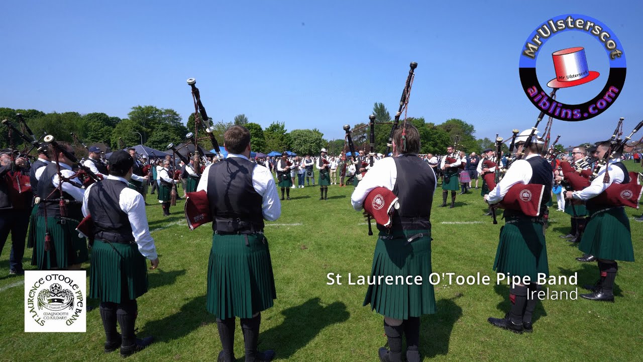 St Laurence O'Toole Pipe Band - UK Championships 2024 - Champions!