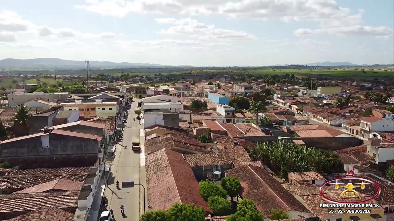 Campo Grande - Alagoas Brasil - visto de cima em 2.7K - Dji Mavic Mini