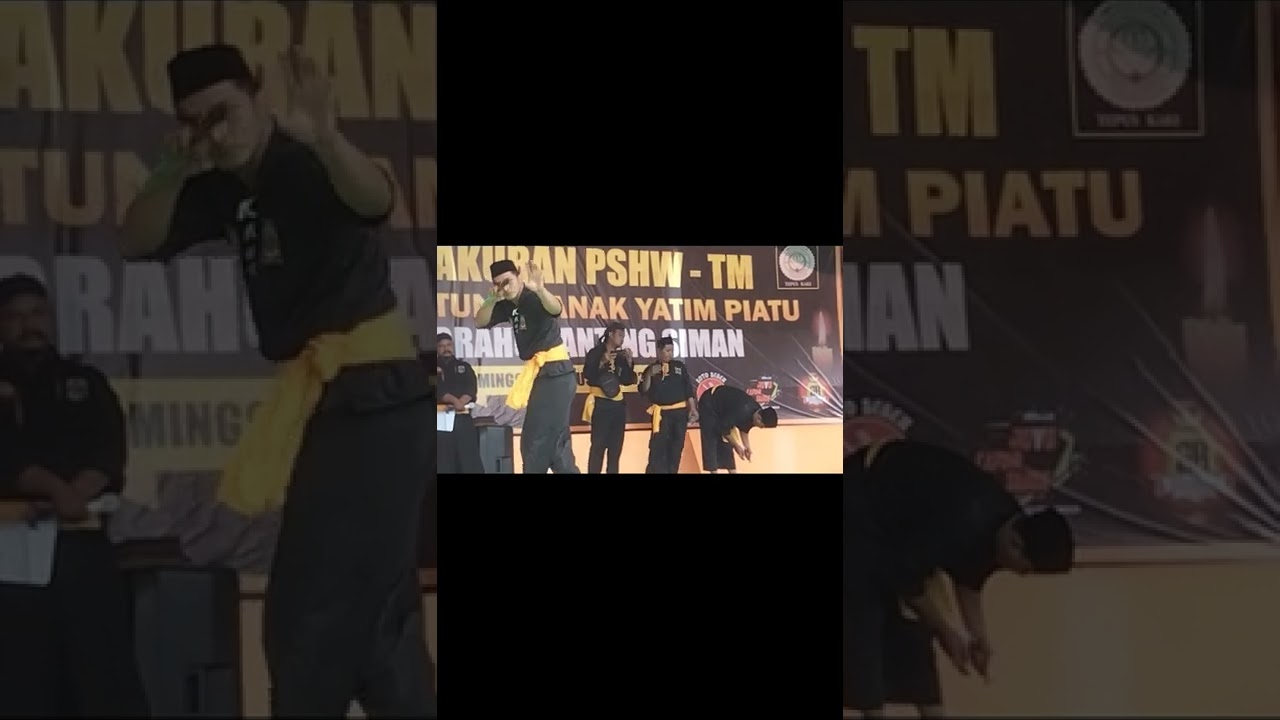 peragaan jurus kerambik dan double stick terbaik dari PSHWTM sub ranting brahu Siman Ponorogo